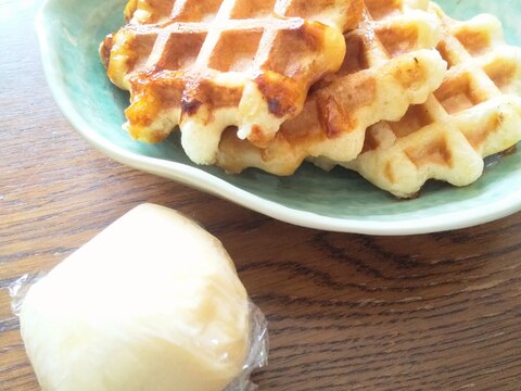 冷凍しておくワッフルの生地